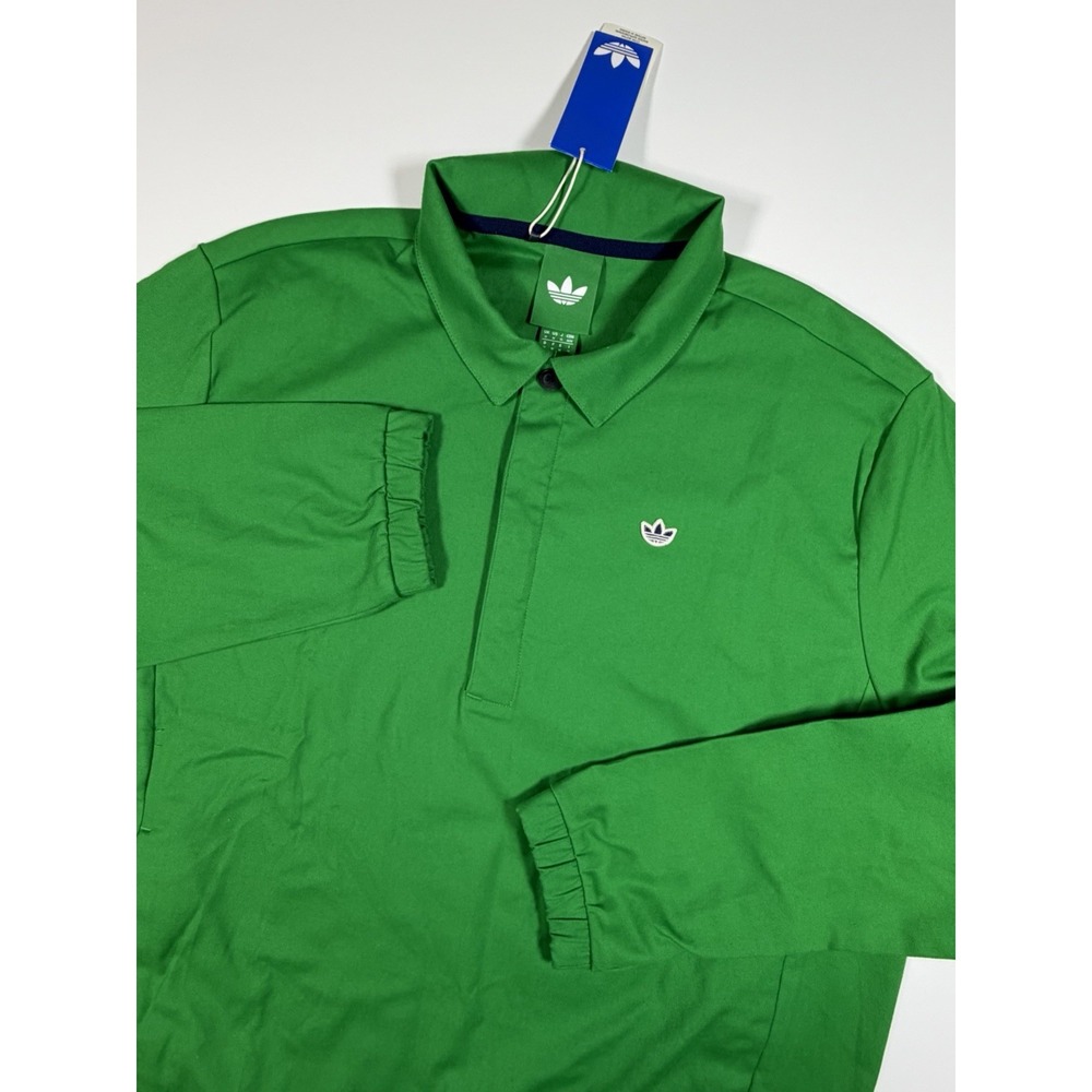 Adidas Originals Golf Men's MR Wind Sweatshirt Polo Green Size M NWT $140